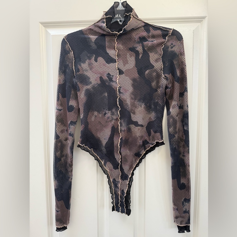 I.AM.GIA | Delara bodysuit in multi-color brown